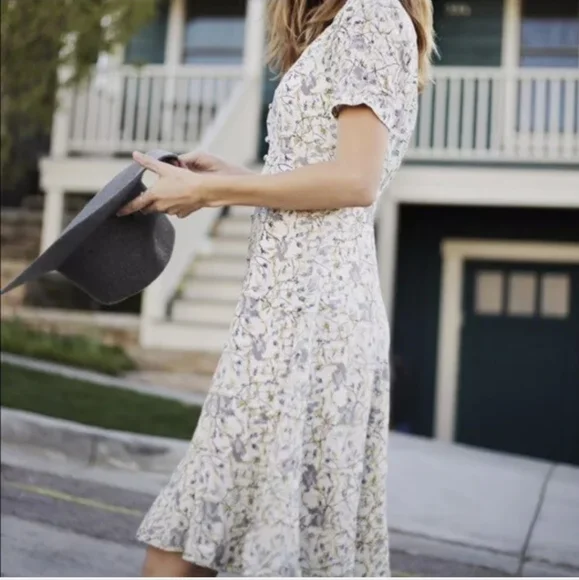 Free people soft floral dress mystic magnolia - Picture 9 of 9